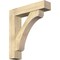 Ekena Millwork Legacy Block Rough Sawn Bracket w/ Offset Brace, Douglas Fir, 8"W x 36"D x 40"H BKT0806X36X40LEC05RDF - alternate 1